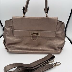 Ferragamo Metallic Sophia Handbag